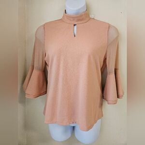 Gracia/ Elegant Women's Blush Top XL  Melon